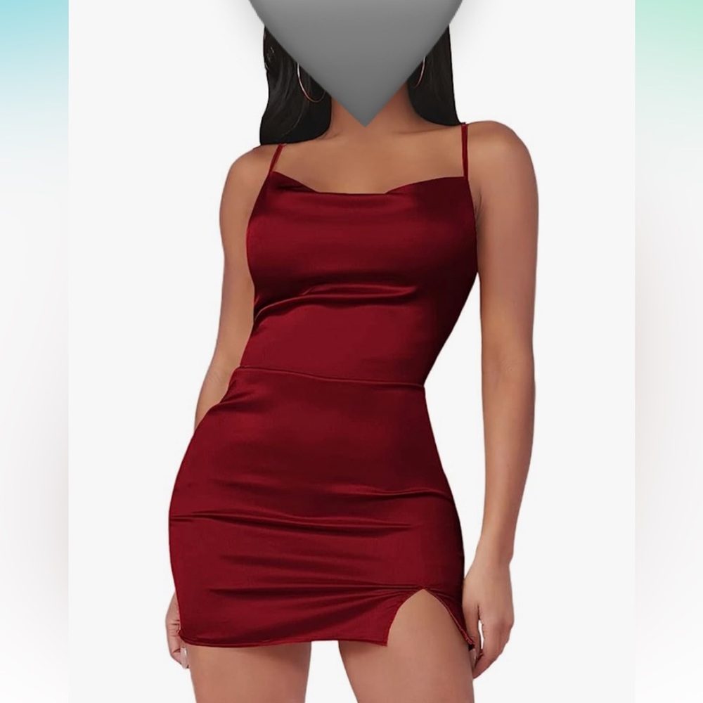 Satin Bodycon Dress